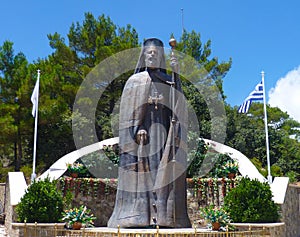 The monument to the first President of Cyprus Archbishop Makarios