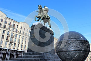 Monument to the founder of Moscow, Yuri Dolgoruky