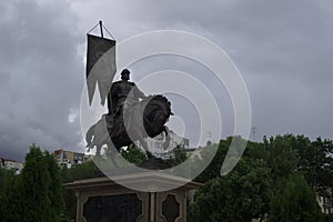 Monument to the founder of Samara, the city where the World Cup will be held