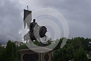 Monument to the founder of Samara, the city where the World Cup will be held photo