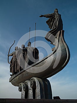 Monument to the founders of Kiev