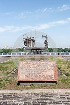 Monument to founders of Kiev