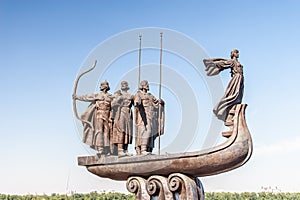 Monument to founders of Kiev