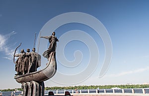 Monument to founders of Kiev