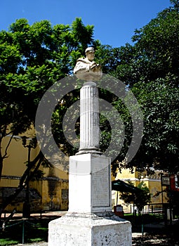 Monument to a fray in Antigua Guatemala