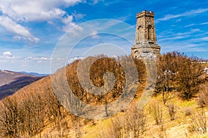 Monument to Freedom commemorating battle pass in 1877-1878 in Bulgaria