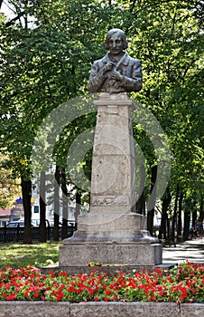 Monument to Gogol in Kharkov. Ukraine