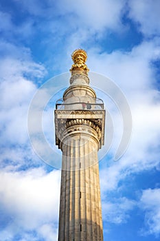 The monument to the great fire of London