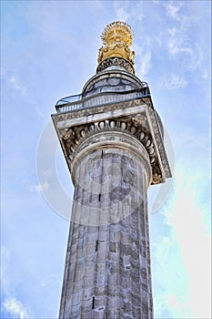 Monument to the great fire of london