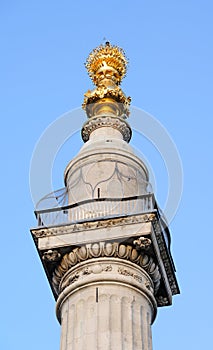 Monument to the Great Fire of London, England, UK