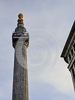 Monument to the great fire of London, Great Britain,UK