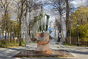 Moscow, Russia, Monument to Andrey Rublev.