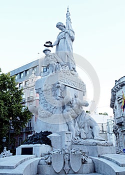 Monument to the Great War Dead at Avenida da Liberdade, Lisbon, Portugal