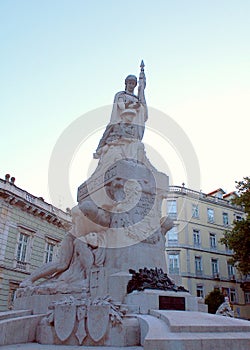 Monument to the Great War Dead at Avenida da Liberdade, Lisbon, Portugal