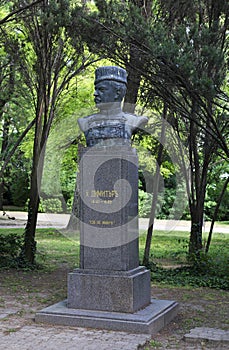 Monument to Hadzhi Dimitar in Varna. Bulgaria