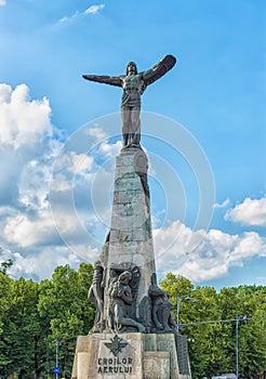 The Monument to the Heroes of the Air in Bucharest, Romania