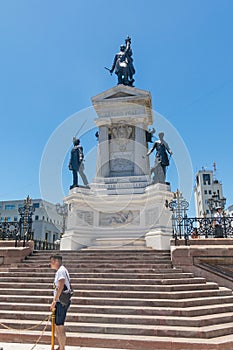 Monument To The Heroes Of The Naval Combat Of Iquique In 1879 an