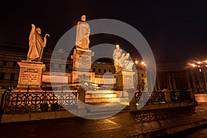 Monument to historic characters of Kiev Rus