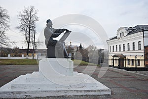 monument to the iconographer Andrei Rublev in Vladimir