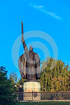 Monument to Ilya Muromets in Murom, Russia photo