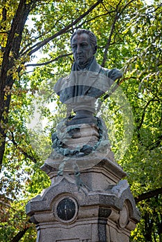 Monument to Ivan Kotlyarevsky a prominent Ukrainian writer, poet, author of Aeneid