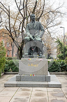 Monument to Ivan Vazov in Sofia, Bulgaria