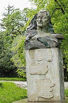 Monument to Joseph Stalin in park Georgia