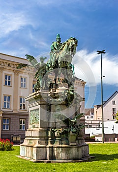 Monument to Kaiser-Wilhelm-Denkmal in Dusseldorf