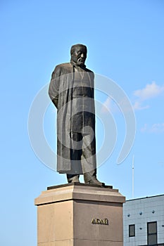 Monument to the Kazakh poet Abai in Astana