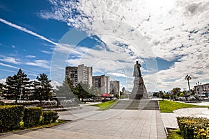 Monument to Khabarov the founder of Khabarovsk