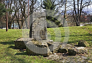 Monument to killed in 1941 in Bihac. Bosnia and Herzegovina photo