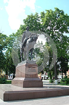 Monument to King Danylo Halytsky Halych, Ukraine photo