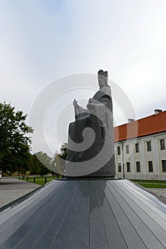 Monument to King Mindaugas in Vilnius.