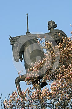 Monument to King Tomislav in Zagreb