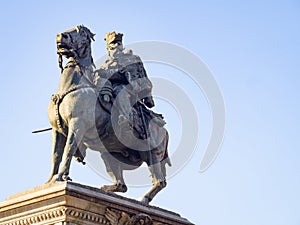 Monument to King Victor Emmanuel II by Ercole Rosa, Barzaghi brosers and Ettore Ferrari at Piazza Duomo photo