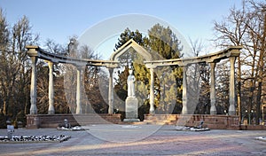 Monument to Kurmanjan Datka in Bishkek. Kyrgyzstan