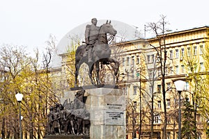 Monument to Kutuzov. Russia, Moscow.