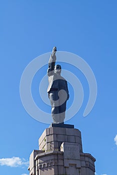 Monument to Lenin in Kostroma, Russia