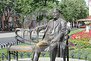 Monument to Leonid Utyosov in Odessa