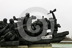 Monument to the liberators of Kiev in Second World War photo