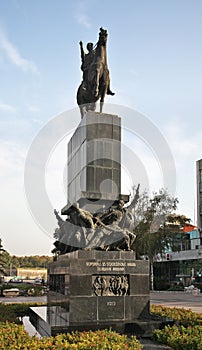 Monument to Liberators of Nis on King Milan square. Serbia photo