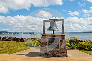 Monument to Lost Sailors in town center of Digby