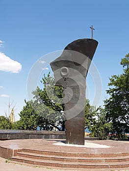 Monument To the lost seamen and the ships in Odessa