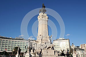 Monument to Marquis of Pombal, Lisbon, Portugal