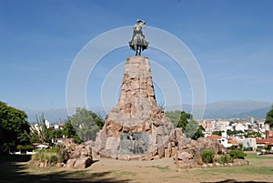 Monument to Martin Miguel de Guemes, a military leader and caudillo who defended Argentina