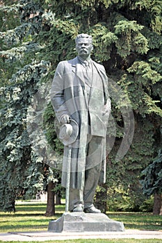 The Monument to Maxim Gorky at Moscow Park of Arts