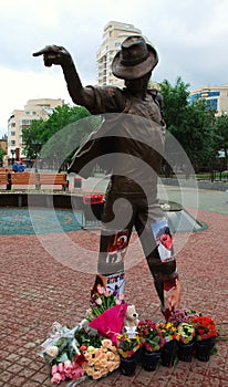 Monument to Michael Jackson.