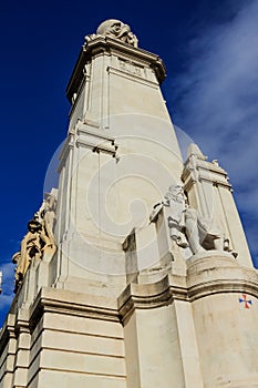 Monument to Miguel de Cervantes, Madrid, Spain