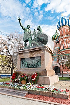 The monument to Minin and Pozharsky