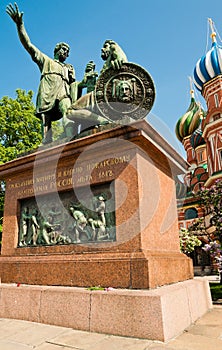 The monument to Minin and Pozharsky